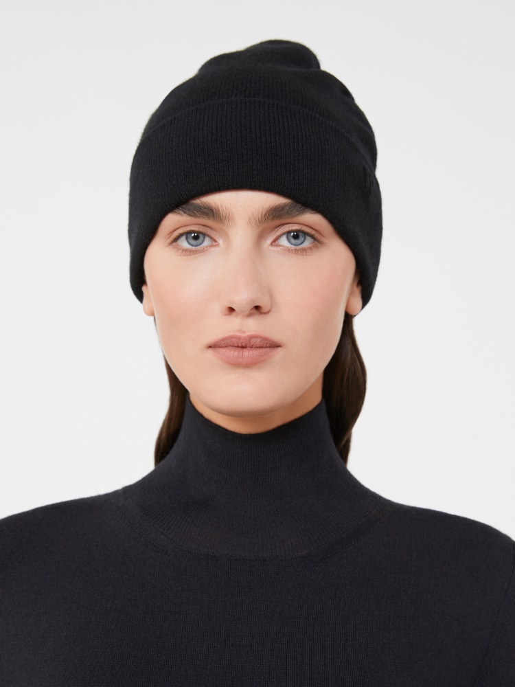 Cashmere beanie - BLACK - Weekend - 2