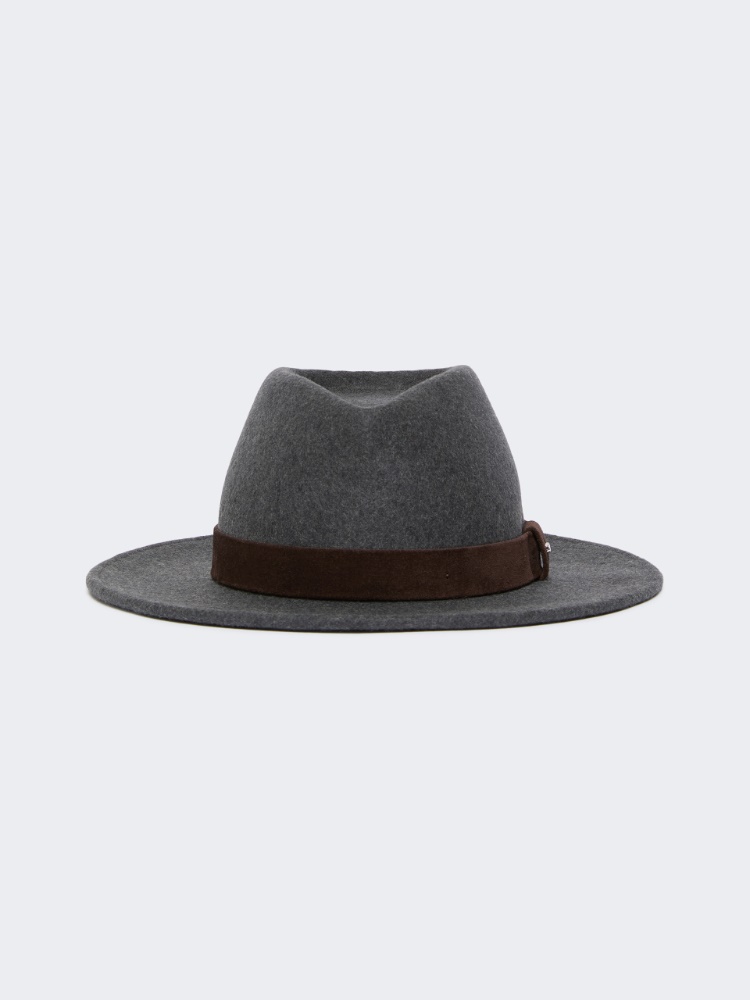 Wool felt fedora - MEDIUM GREY - Weekend - 2