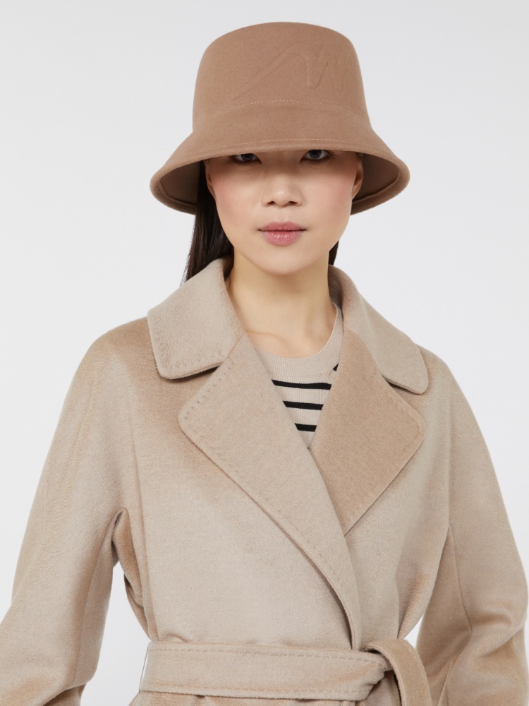Wool felt bucket hat - CAMEL - Weekend - 2