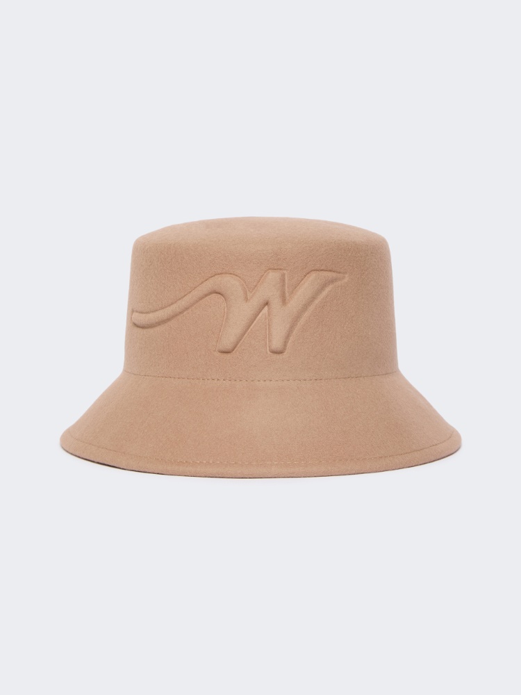 Wool felt bucket hat - CAMEL - Weekend
