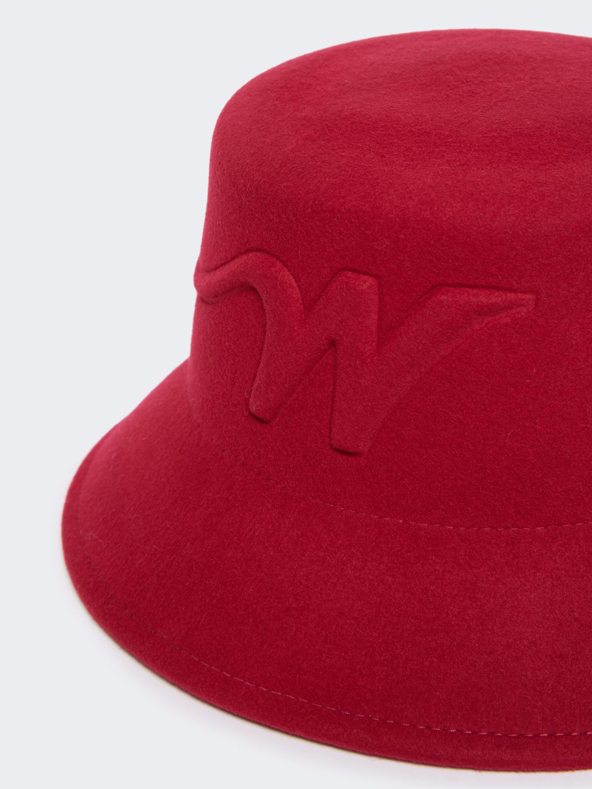 Wool felt bucket hat - DARK RED - Weekend - 2
