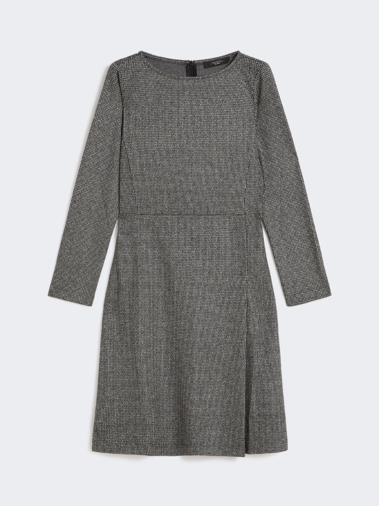 Jacquard jersey dress - DARK GREY - Weekend