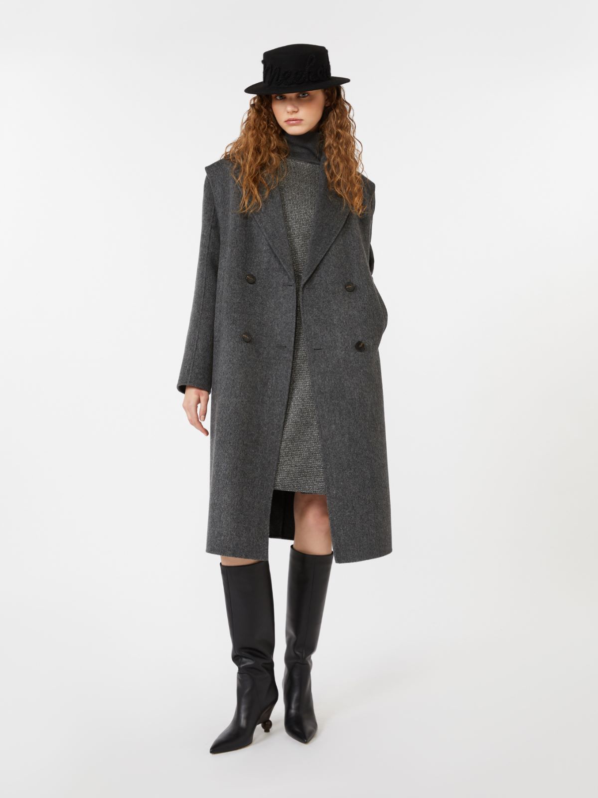 Jacquard jersey dress - DARK GREY - Weekend