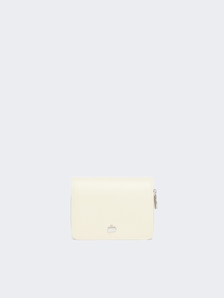 Leather purse - IVORY - Weekend