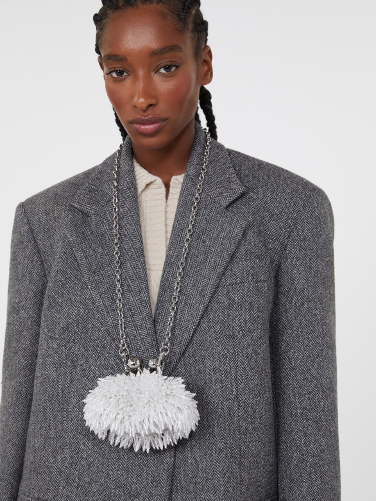 Pasticcino Bag nano in raso con strass - BIANCO OTTICO - Weekend - 9