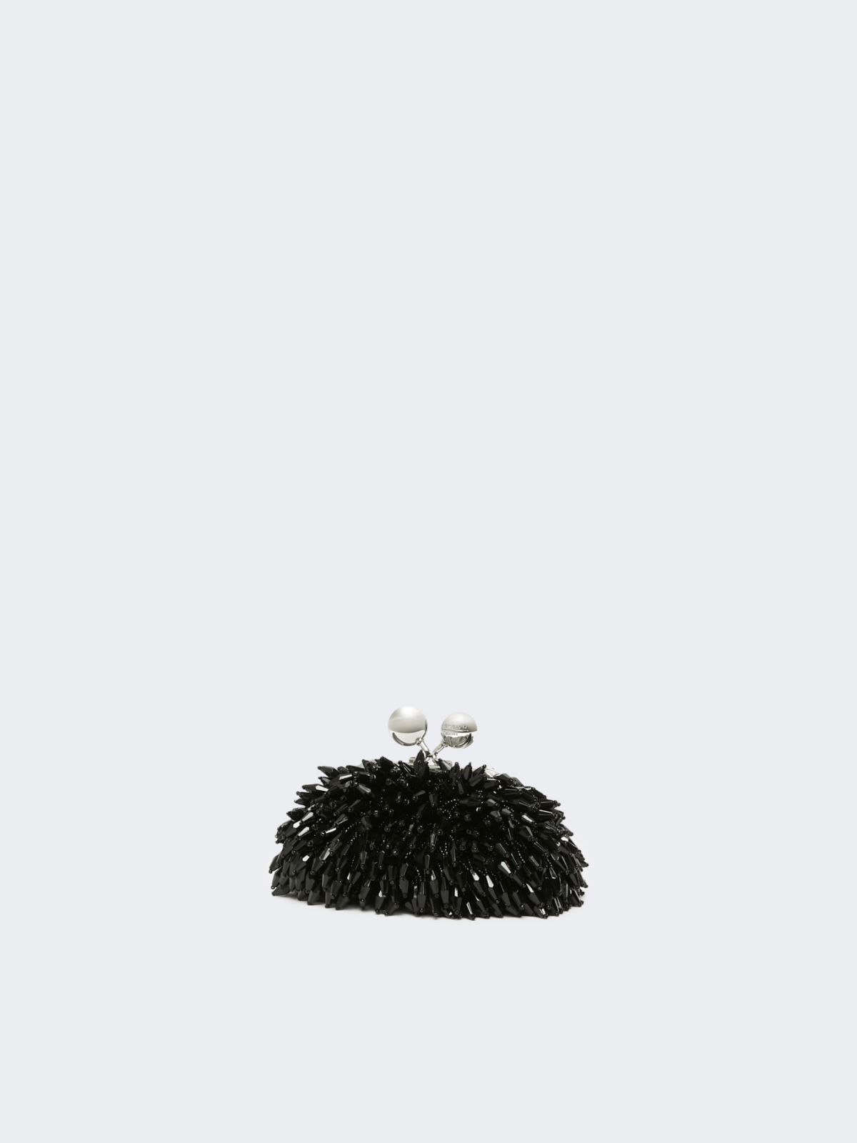 Pasticcino Bag nano in raso con strass - NERO - Weekend - 2