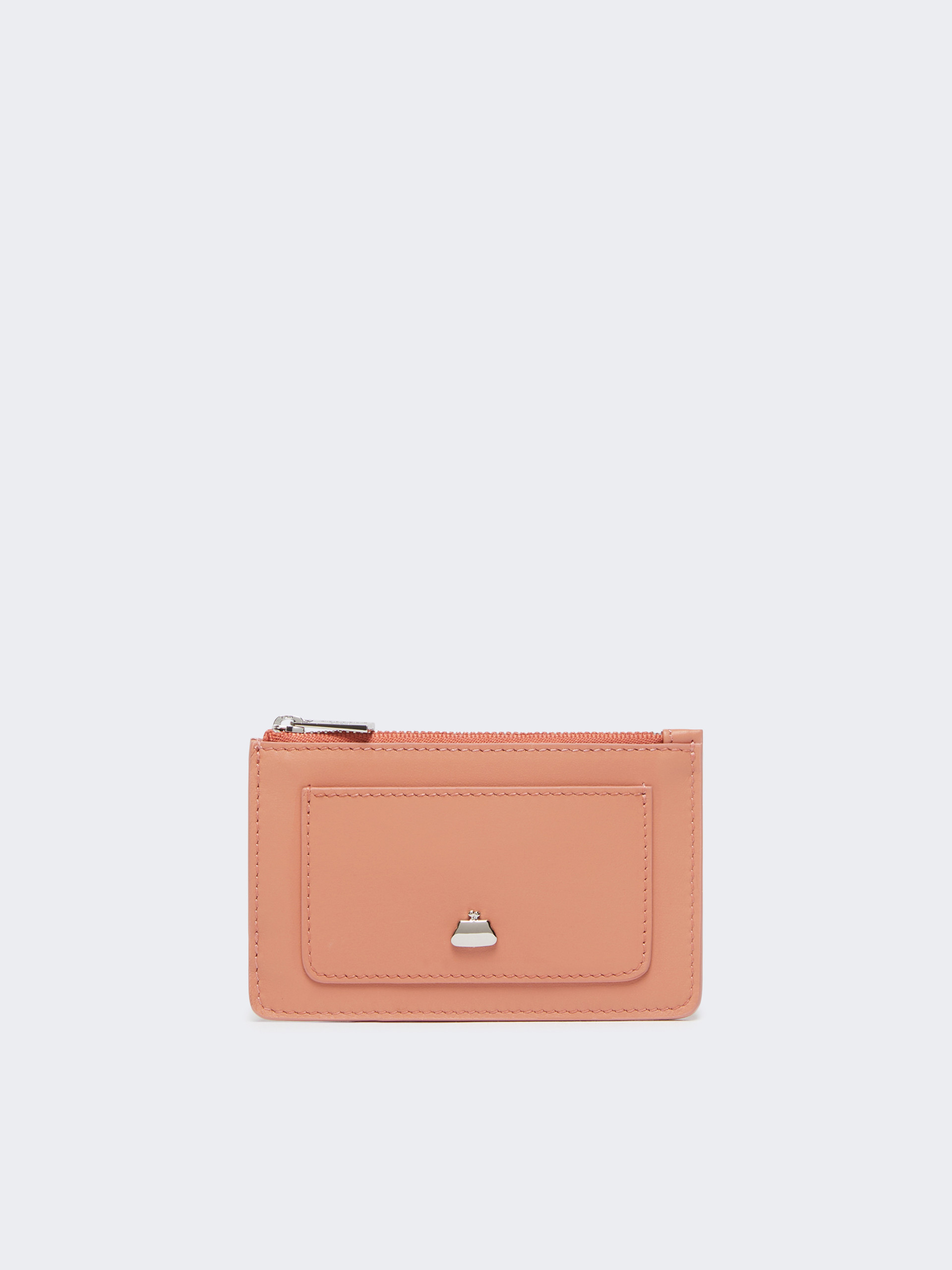 Leather card holder - PINK - Weekend Max Mara