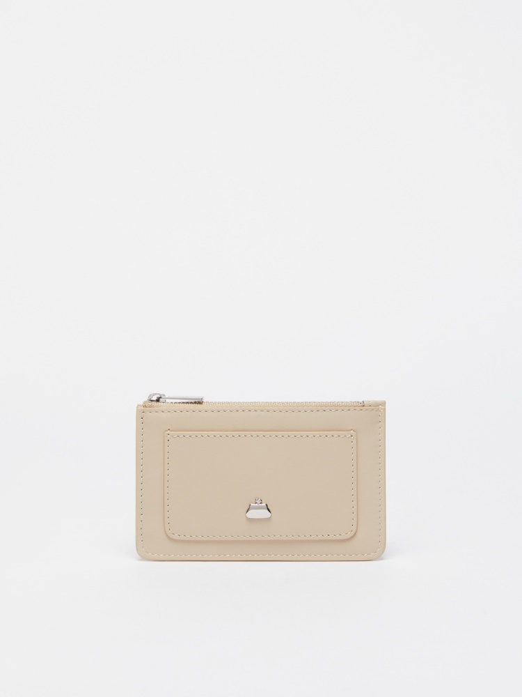Leather card holder - SAND - Weekend Max Mara