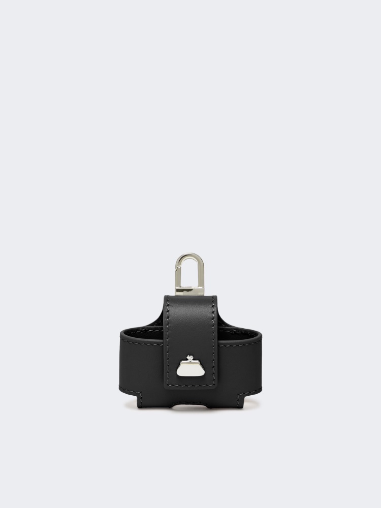 Leather earphone pouch - BLACK - Weekend Max Mara