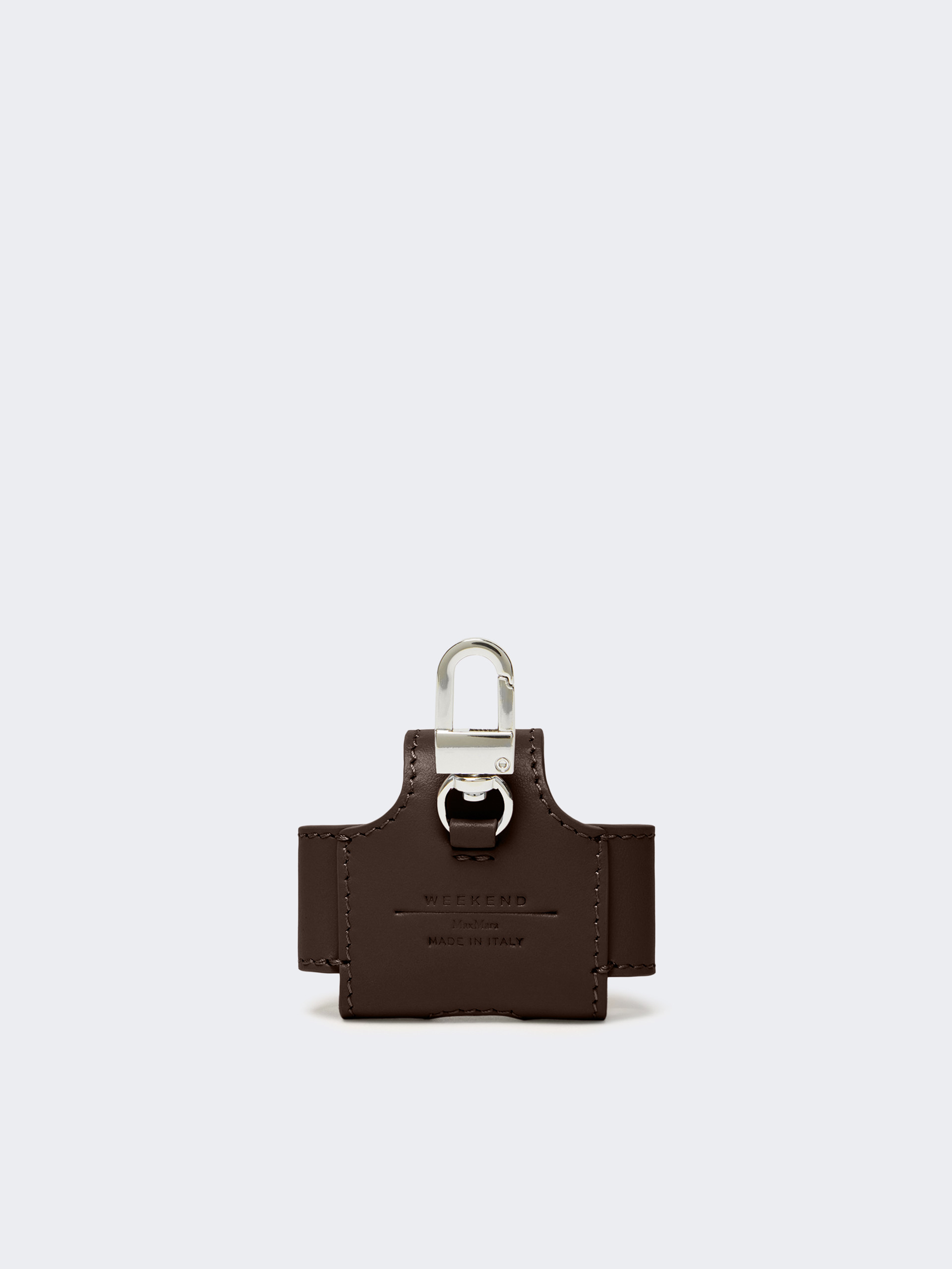 Leather earphone pouch - DARK BROWN - Weekend Max Mara - 2