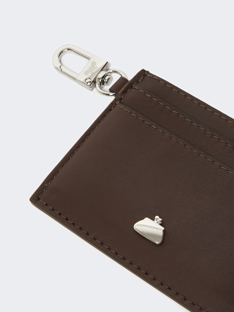 Flat leather card holder - Weekend - 2
