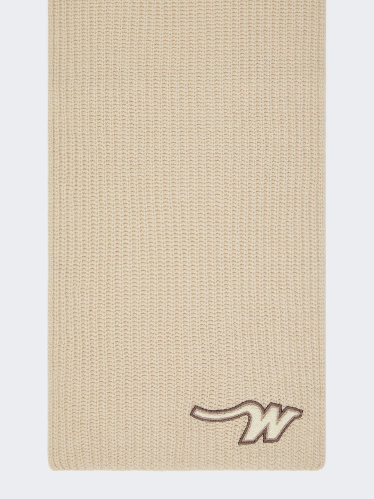 Wool yarn scarf - IVORY - Weekend