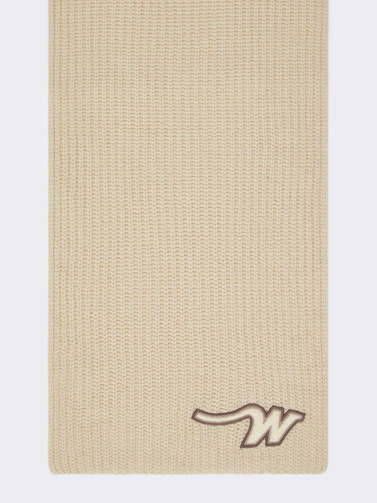 Wool yarn scarf - IVORY - Weekend