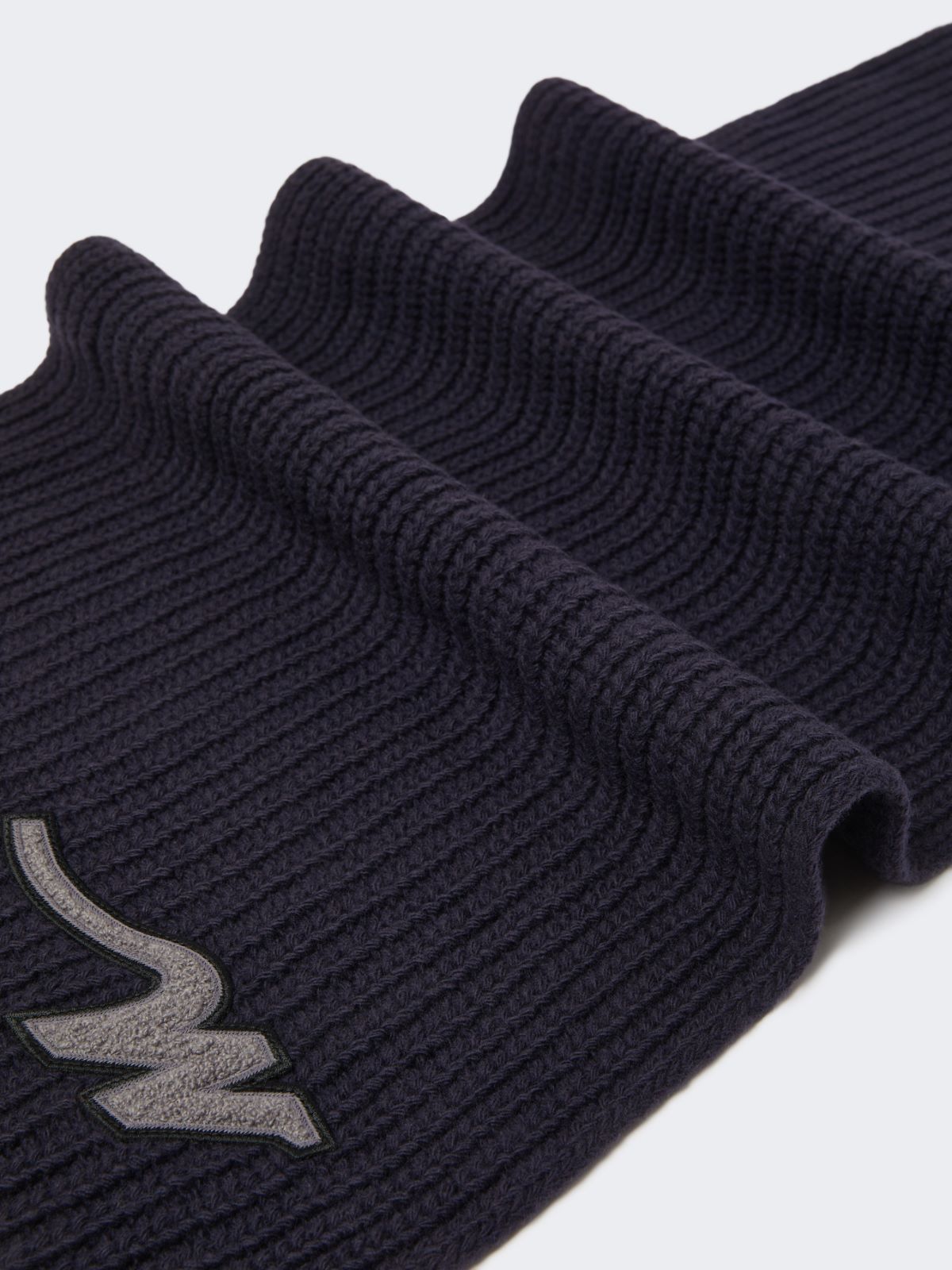 Wool yarn scarf - NAVY - Weekend - 2