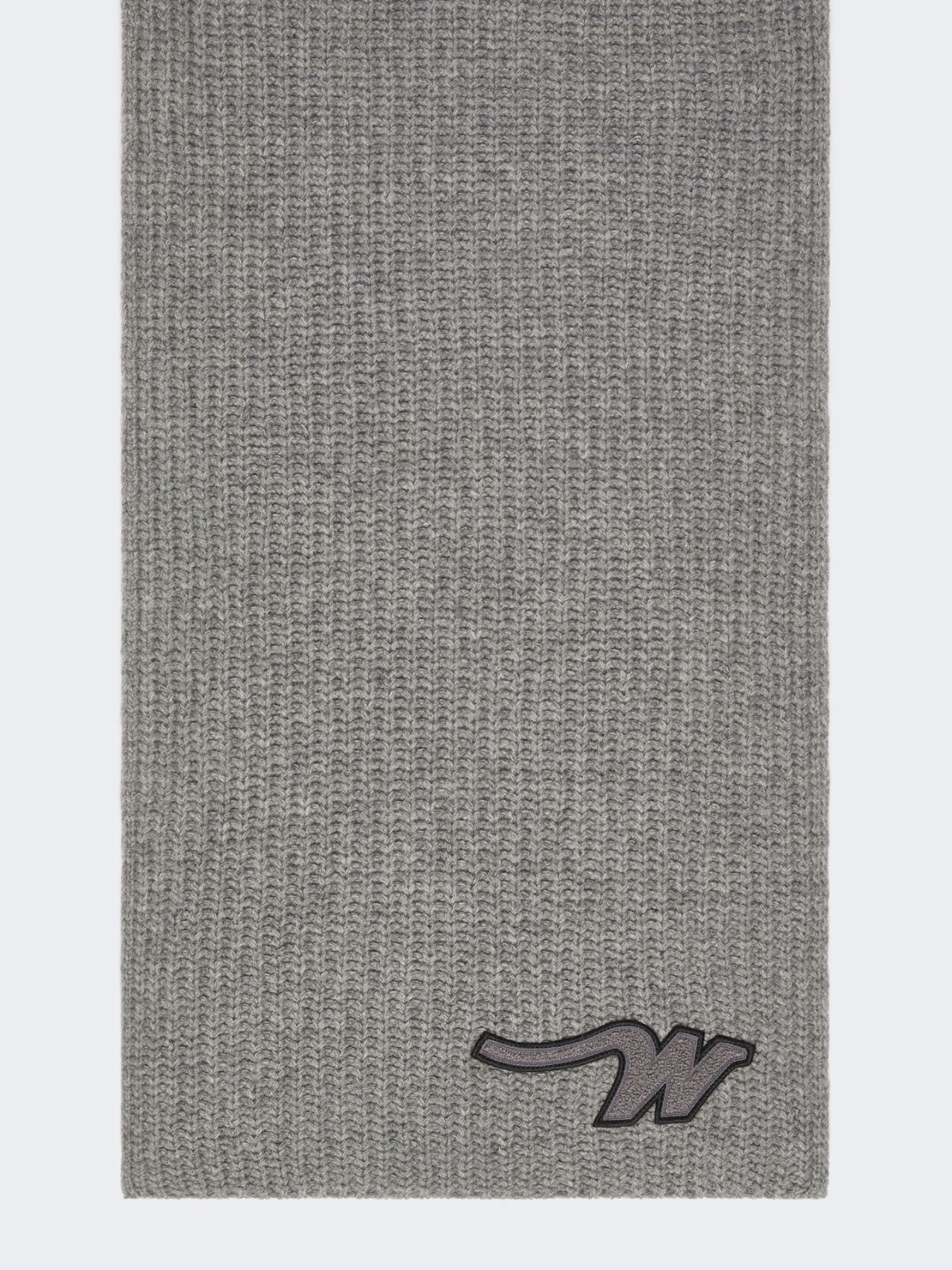 Wool yarn scarf - MEDIUM GREY - Weekend