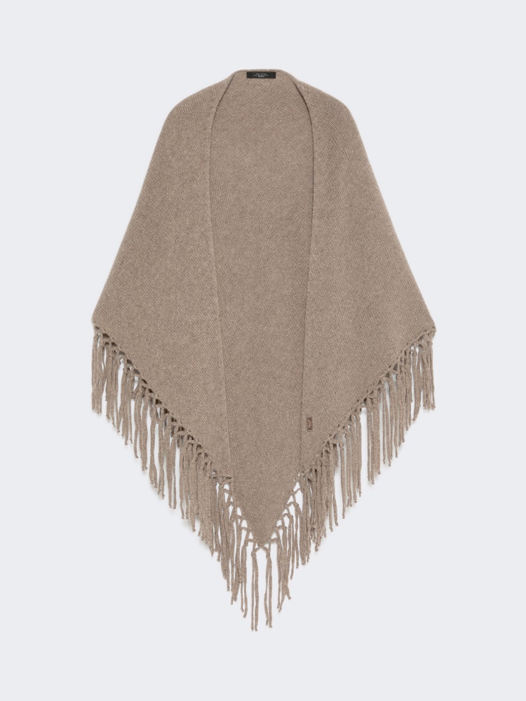 Wool shawl with fringes - Weekend