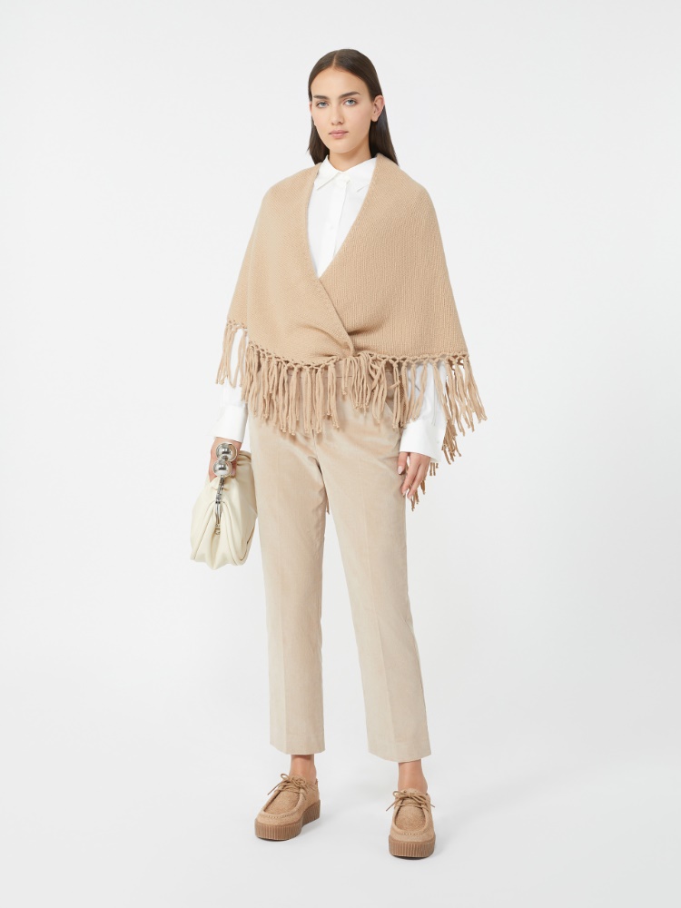 Wool shawl with fringes - Weekend - 2