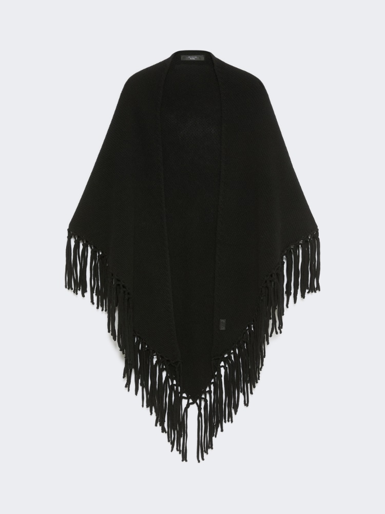 Wool shawl with fringes - Weekend