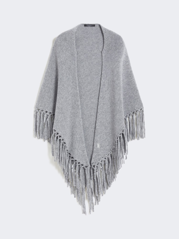 Wool shawl with fringes - Weekend