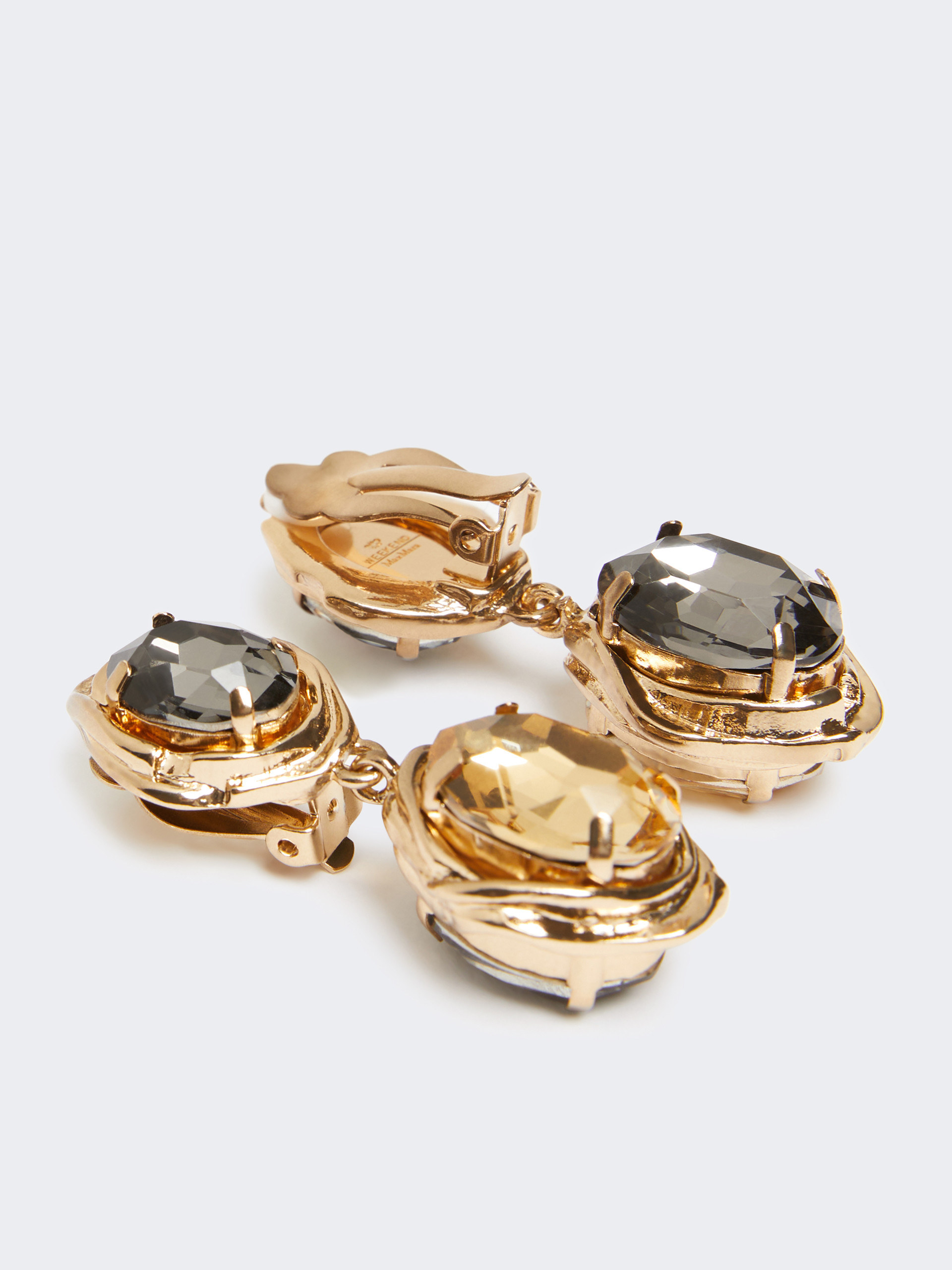 Rhinestone dangle earrings - Weekend Max Mara - 2
