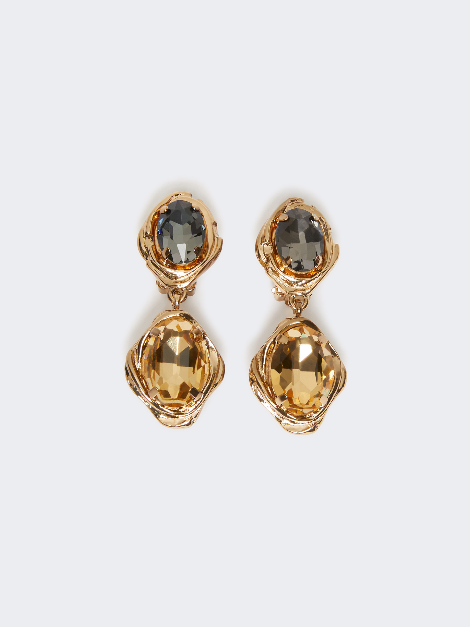 Rhinestone dangle earrings - Weekend Max Mara