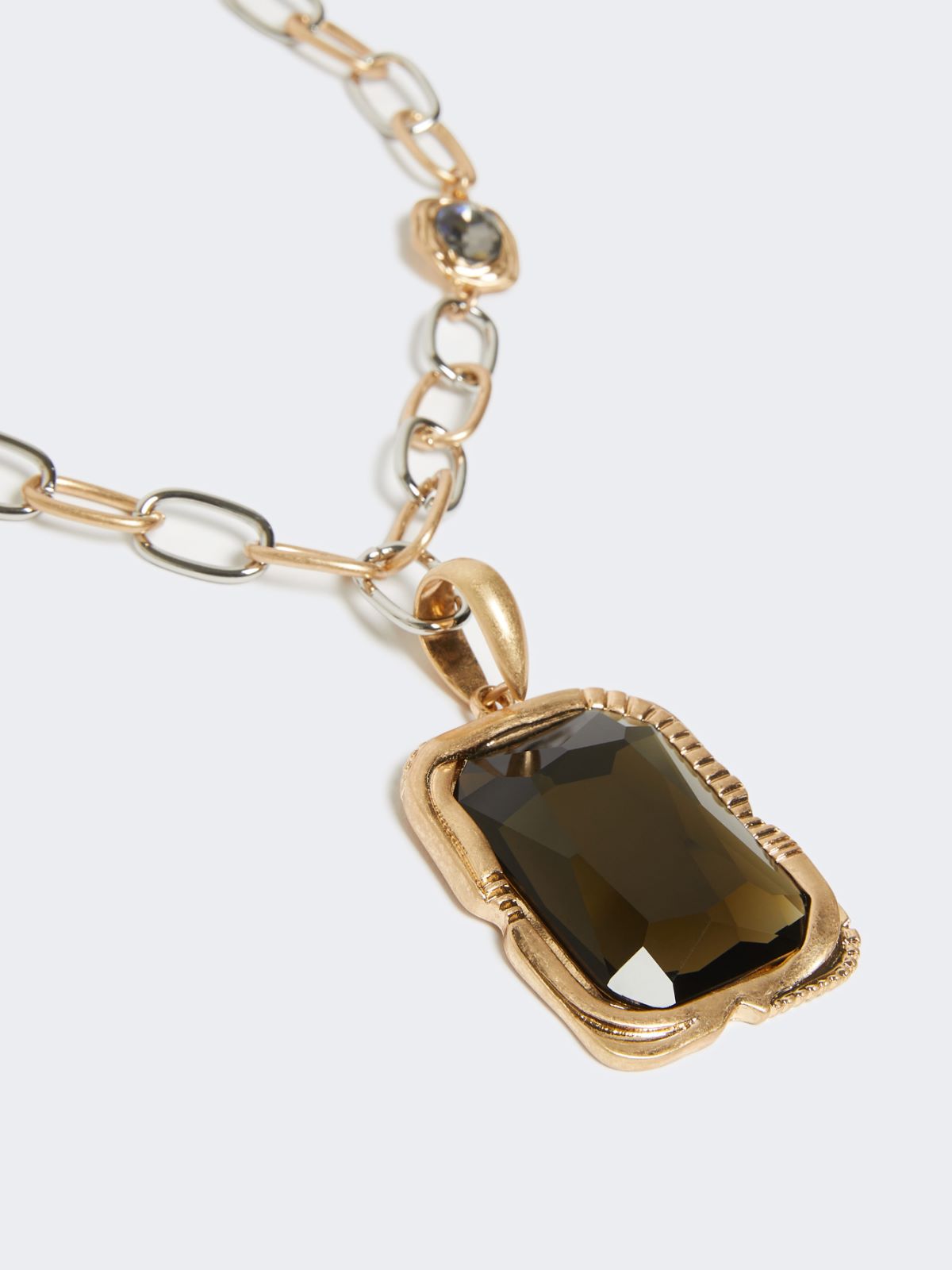 Metal pendant necklace - GOLD - Weekend - 2