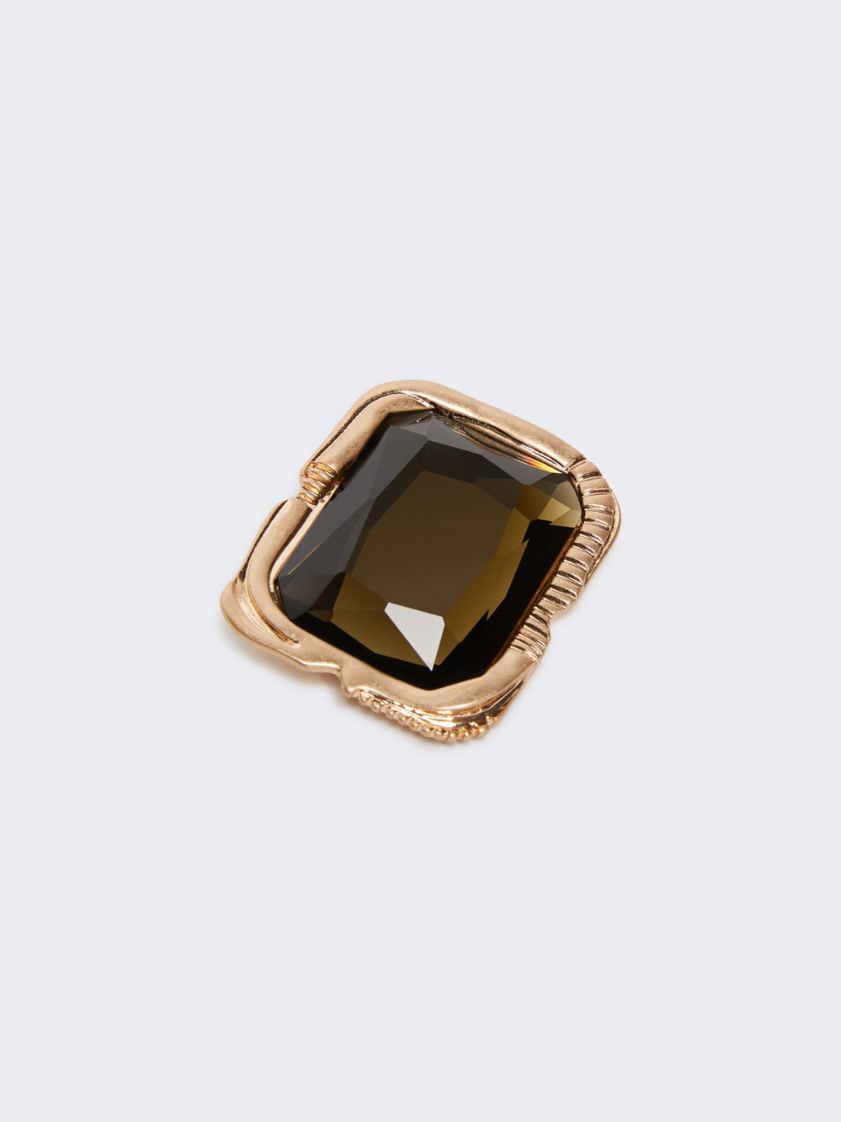 Metal brooch - GOLD - Weekend - 2