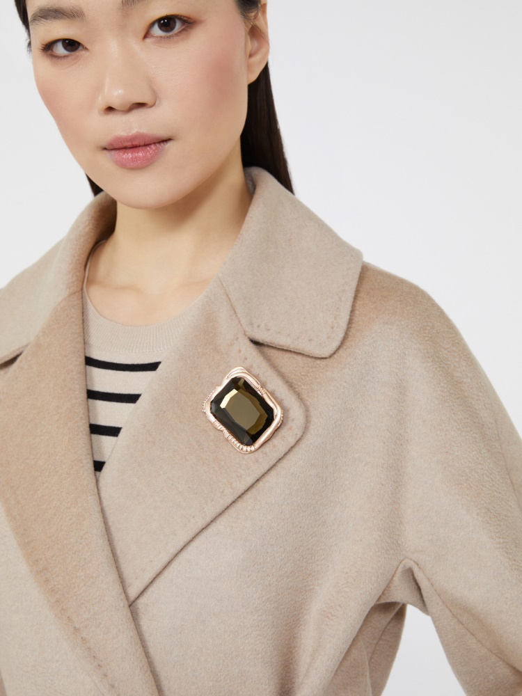 Metal brooch - GOLD - Weekend - 2