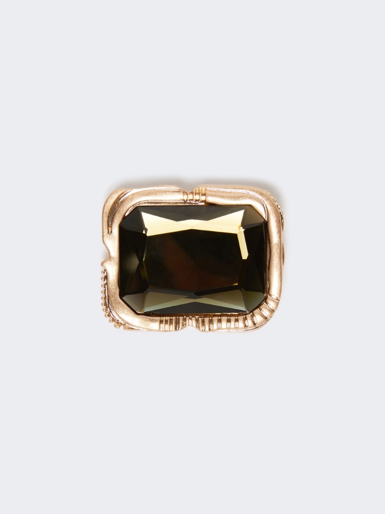Metal brooch - GOLD - Weekend