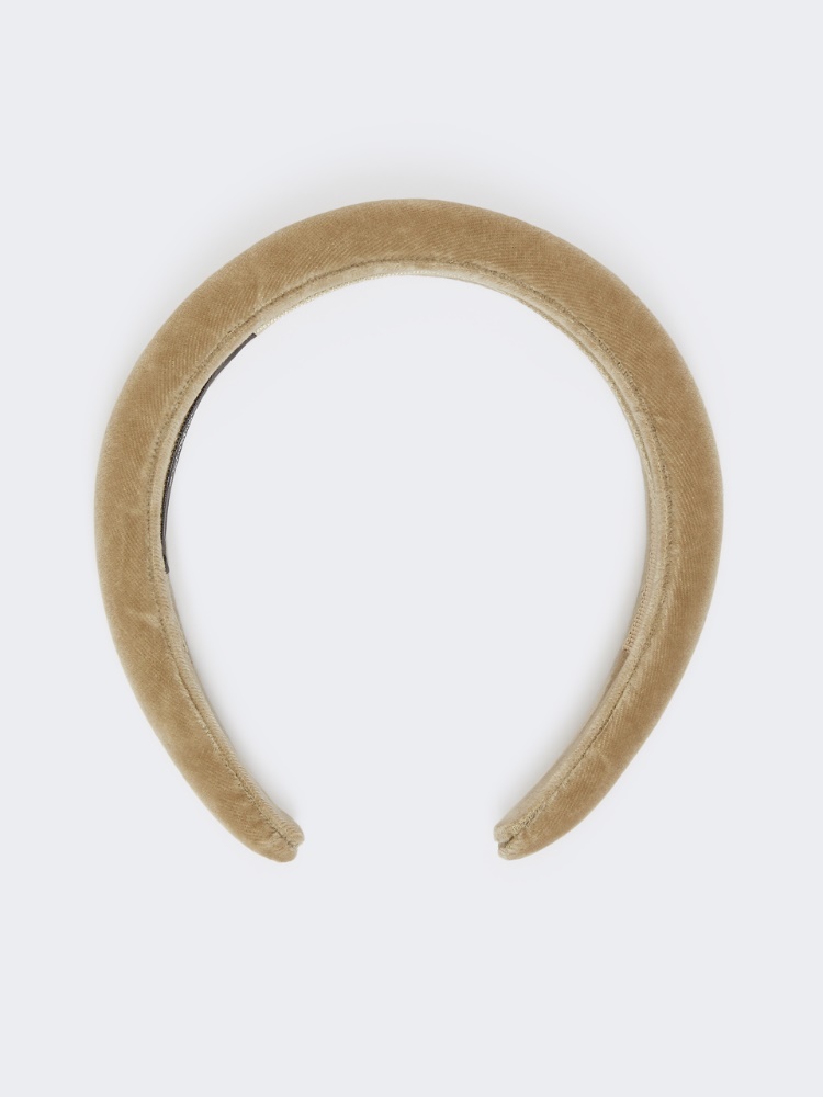 Velvet hairband - BROWN BRONZE - Weekend