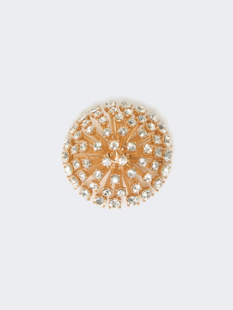 Metal flower brooch - GOLD - Weekend - 2