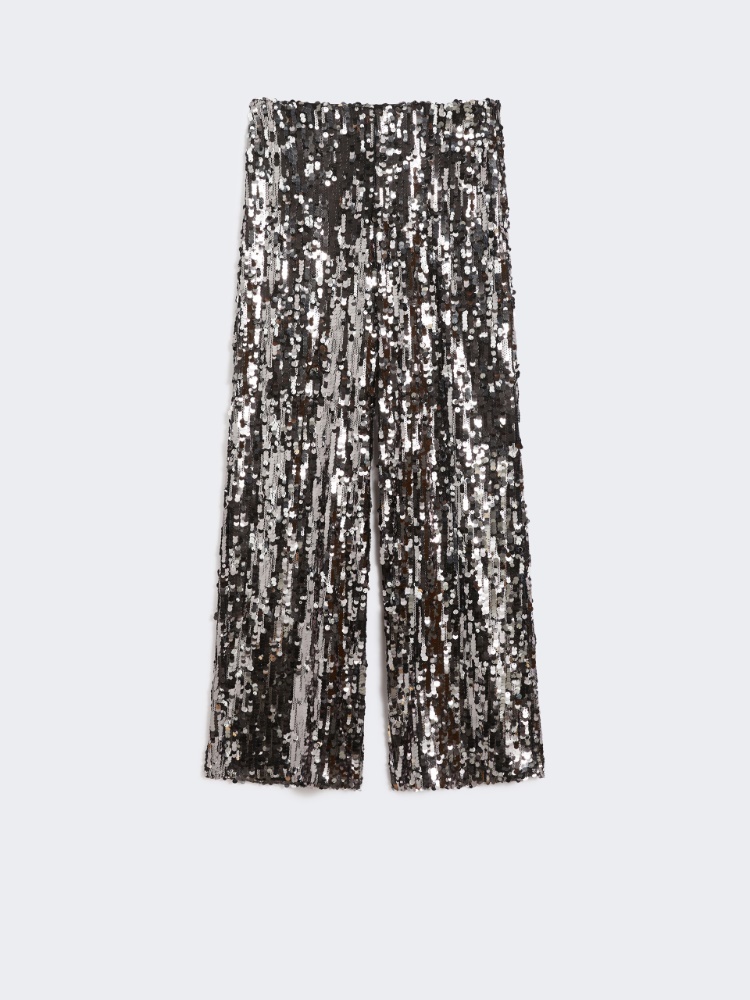Tulle and sequin trousers - BLACK - Weekend - 2