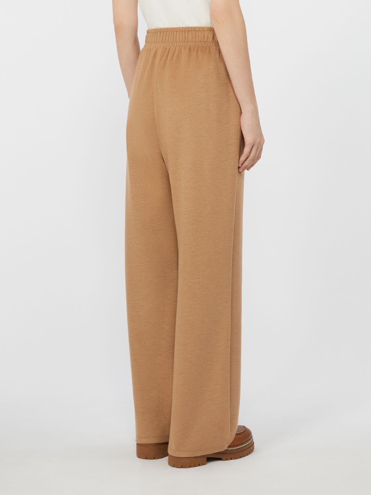 Drap-effect jersey trousers - CAMEL - Weekend - 3