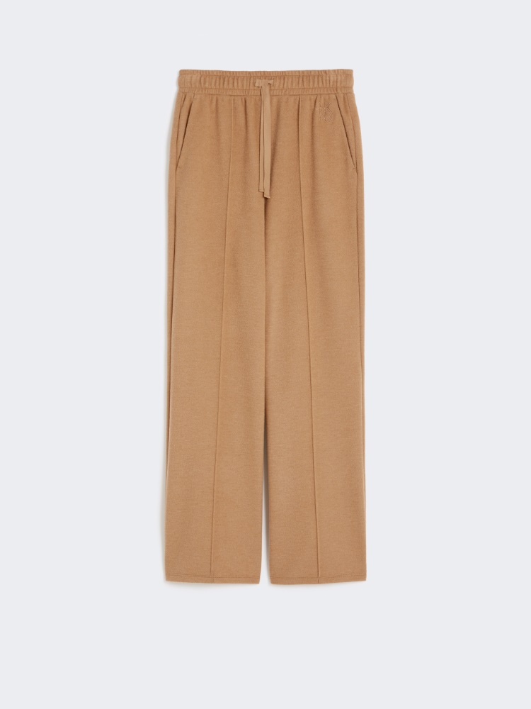 Drap-effect jersey trousers - CAMEL - Weekend - 2