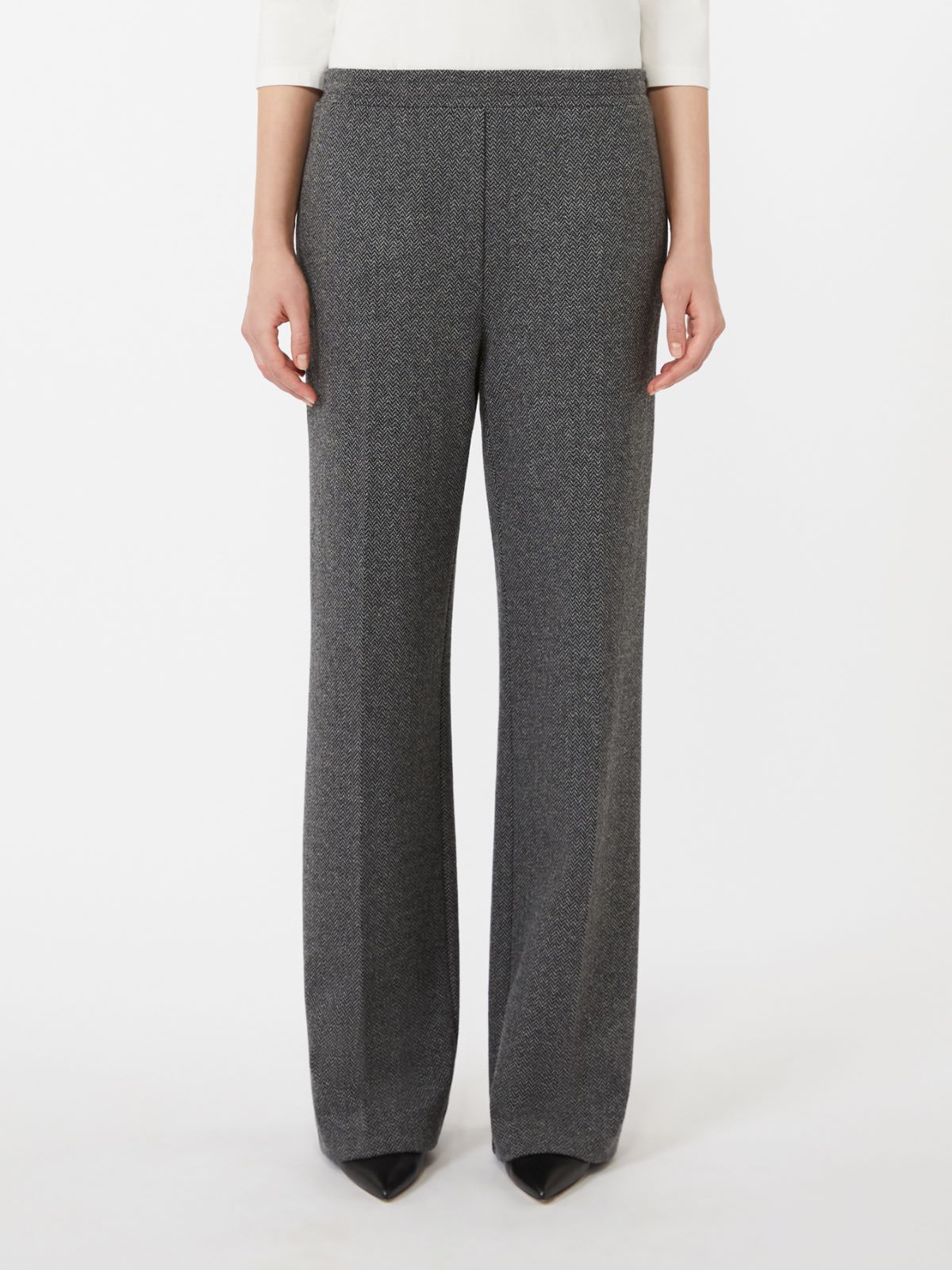 Jacquard jersey trousers - MEDIUM GREY - Weekend - 2