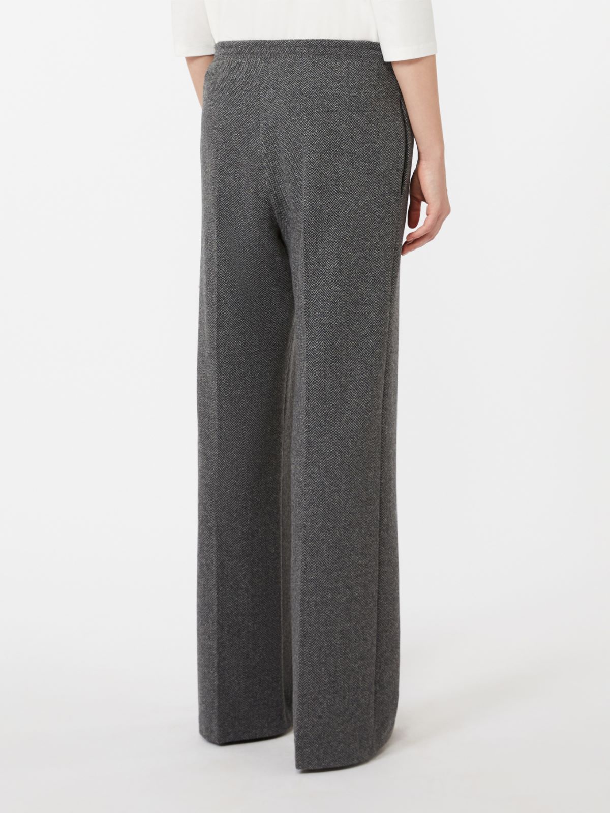 Jacquard jersey trousers - MEDIUM GREY - Weekend - 3