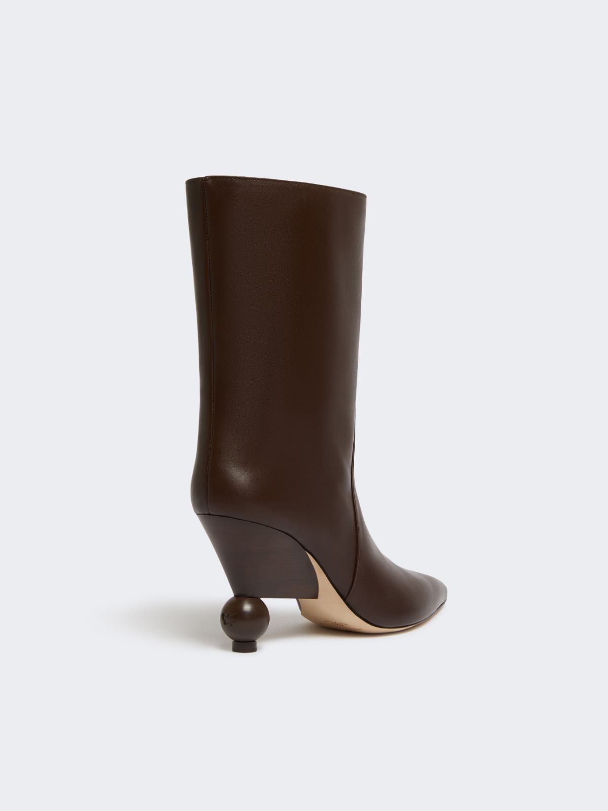 Patent leatherankle boots - DARK BROWN - Weekend - 3