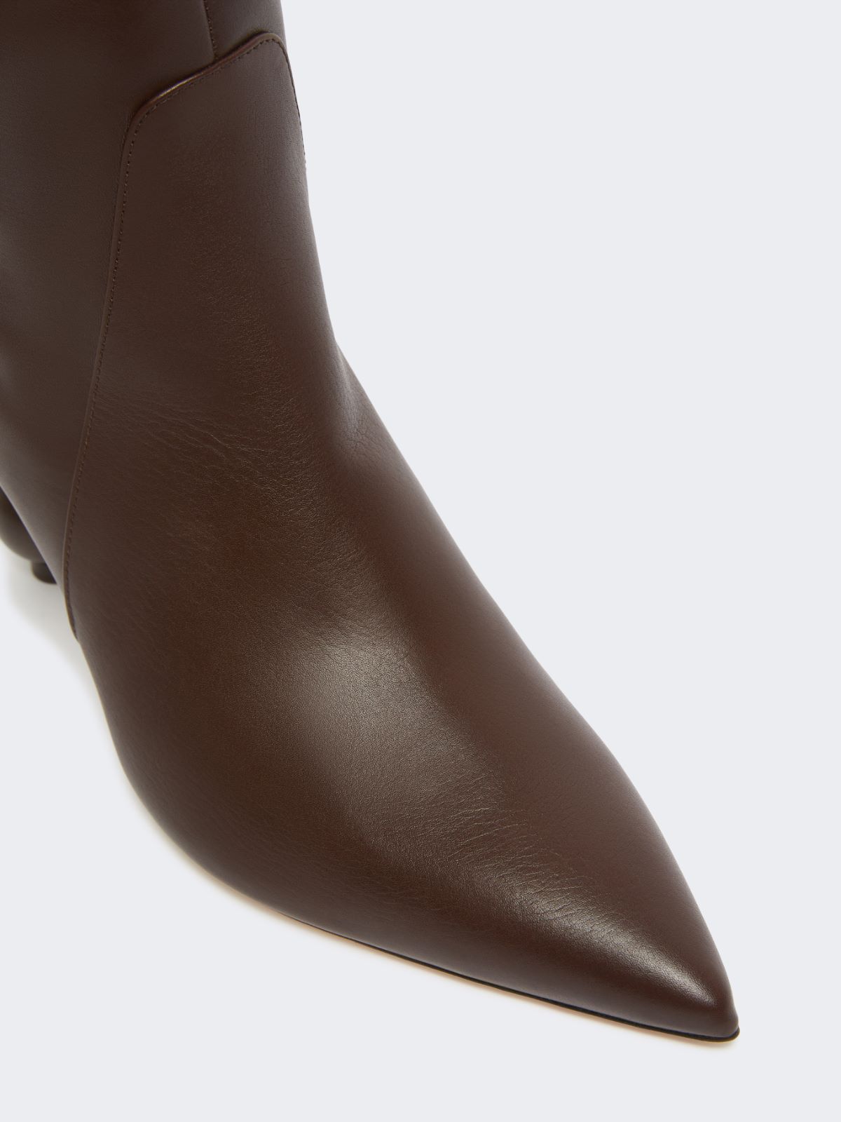 Patent leatherankle boots - DARK BROWN - Weekend - 4