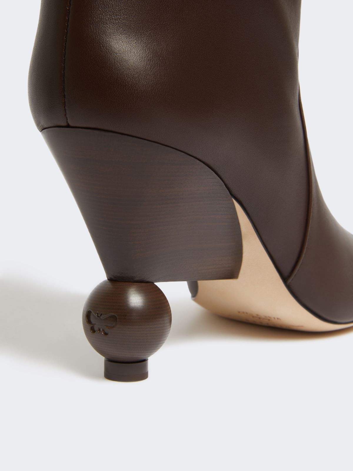 Patent leatherankle boots - DARK BROWN - Weekend - 5