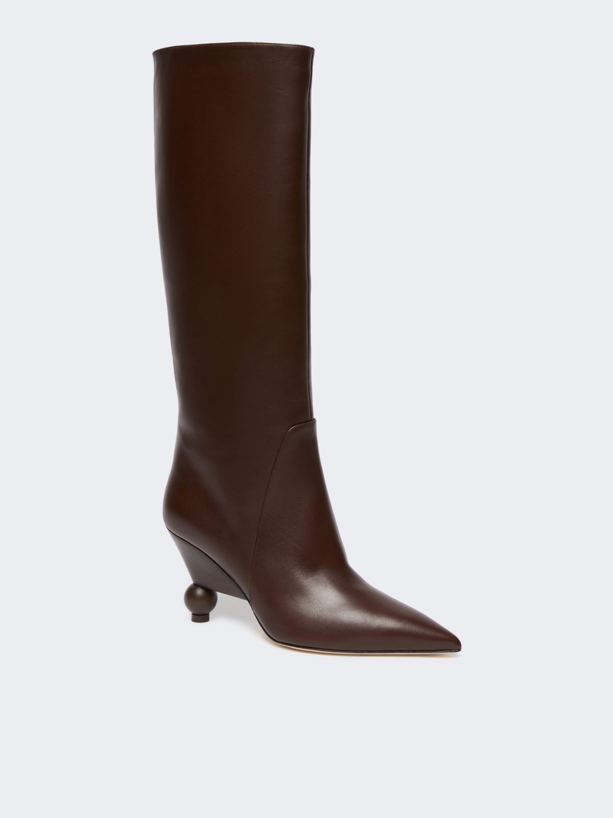 Patent leather boots - DARK BROWN - Weekend - 2