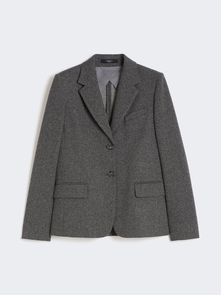 Yarn-dyed jersey blazer - MEDIUM GREY - Weekend - 2