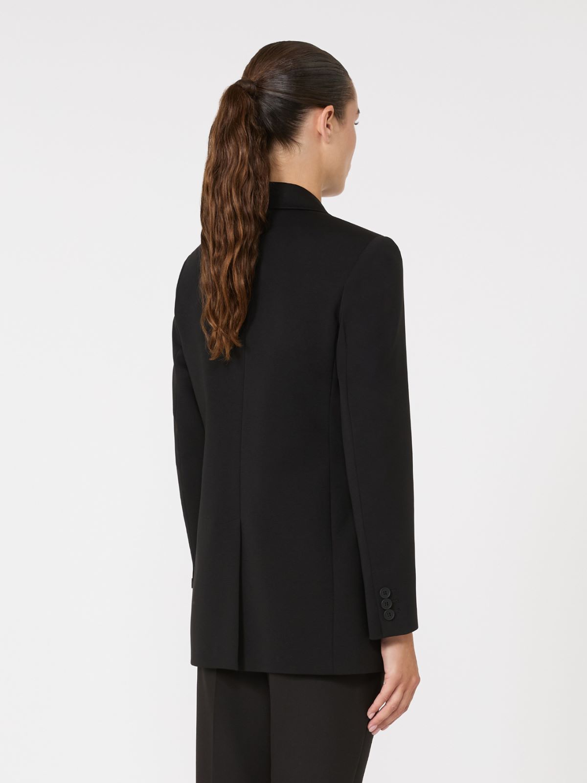 Milano-knit jersey blazer - BLACK - Weekend - 3