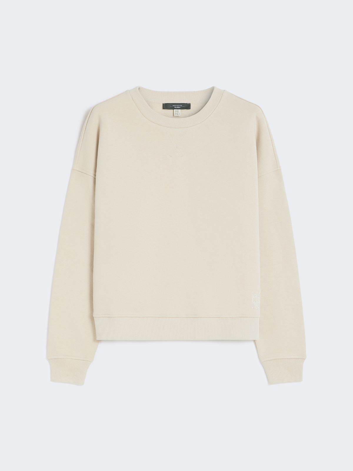 Cotton boxy sweatshirt - BEIGE - Weekend - 8