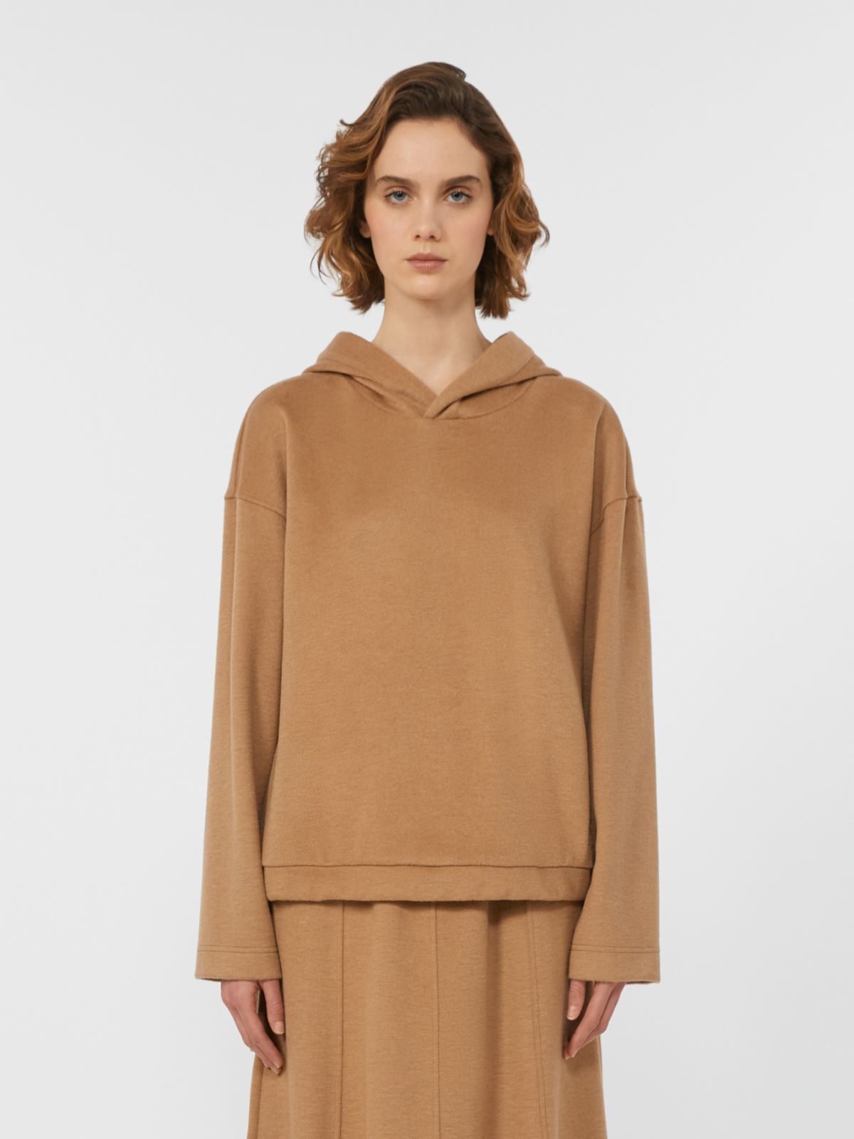 Jersey drap sweatshirt - CAMEL - Weekend - 2