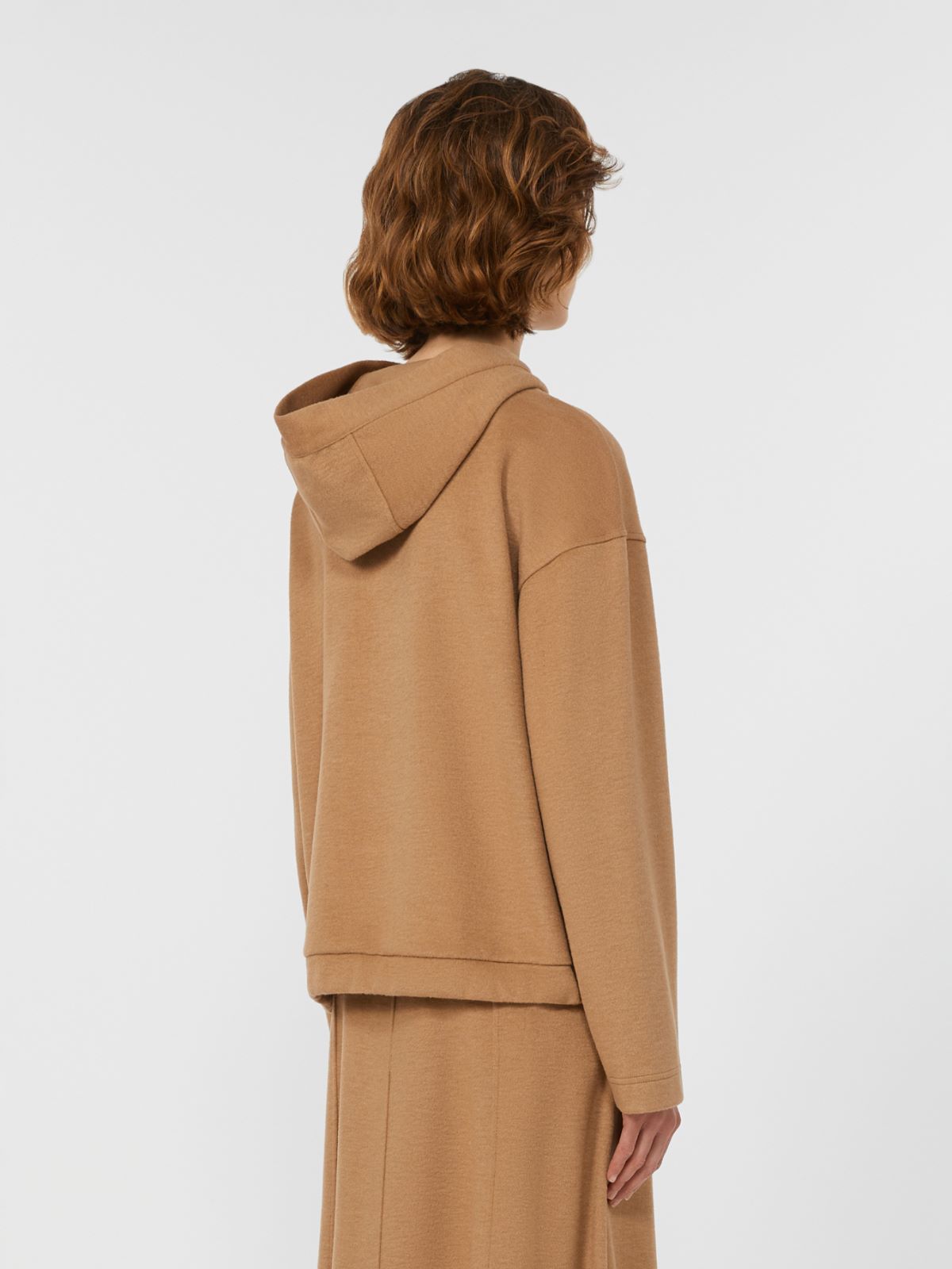 Jersey drap sweatshirt - CAMEL - Weekend - 3