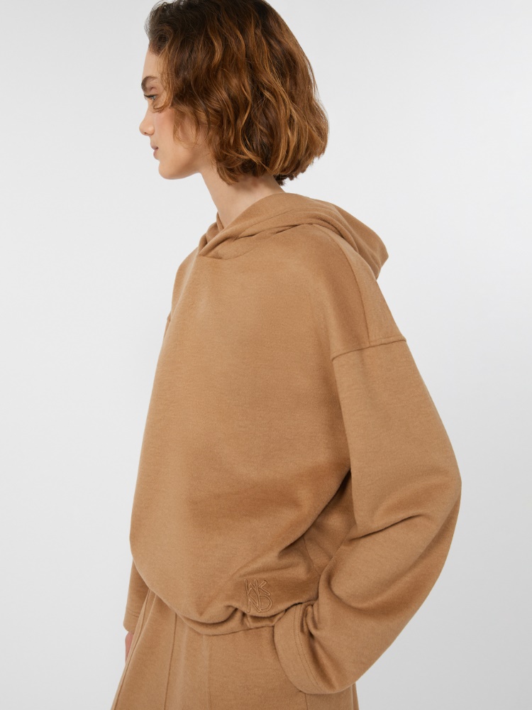 Jersey drap sweatshirt - CAMEL - Weekend