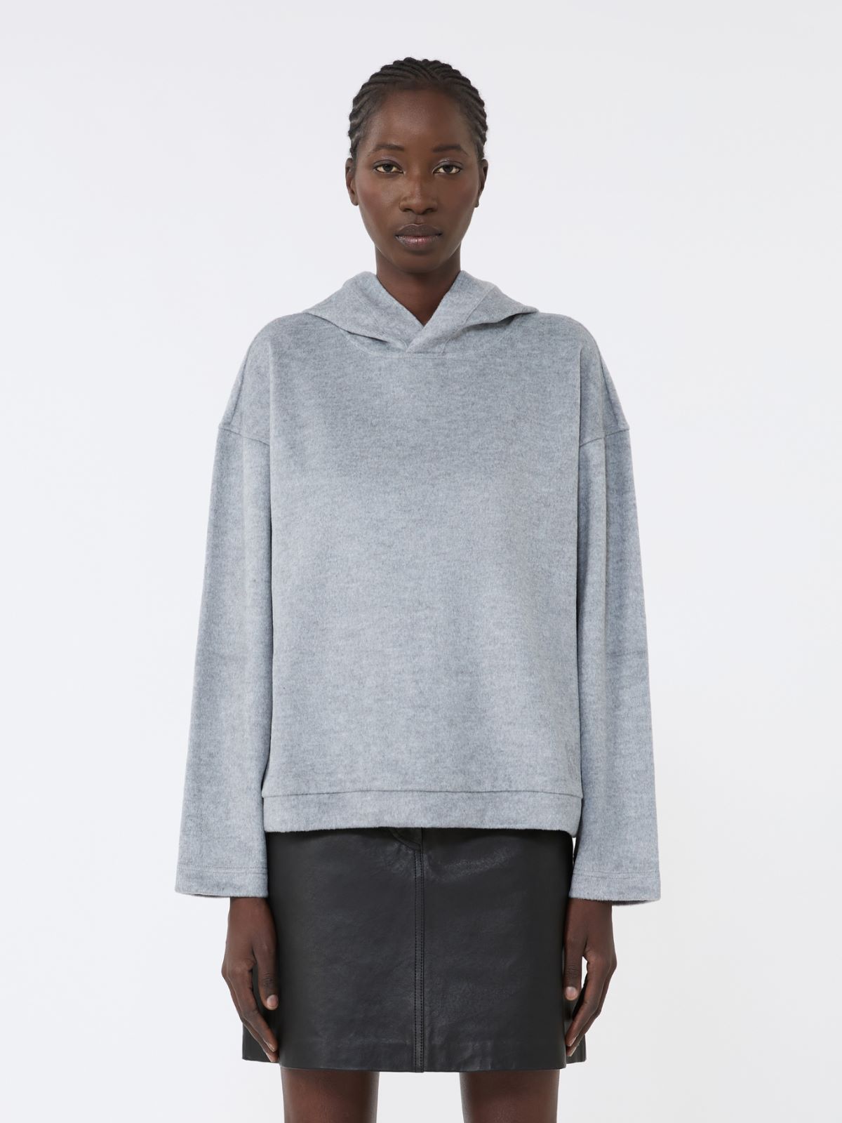Jersey drap sweatshirt - LIGHT GREY - Weekend - 2