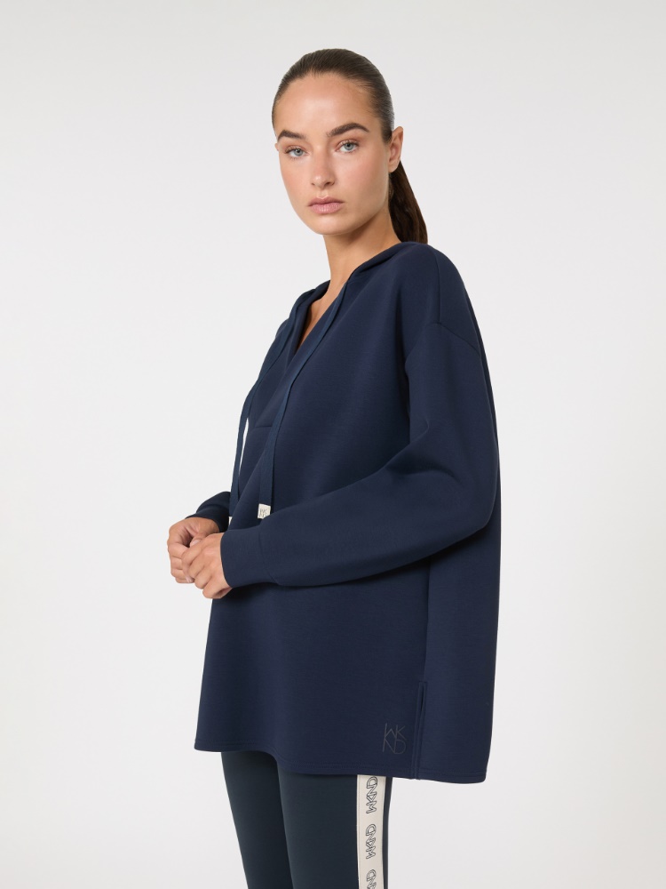 Long scuba jersey sweatshirt - NAVY - Weekend
