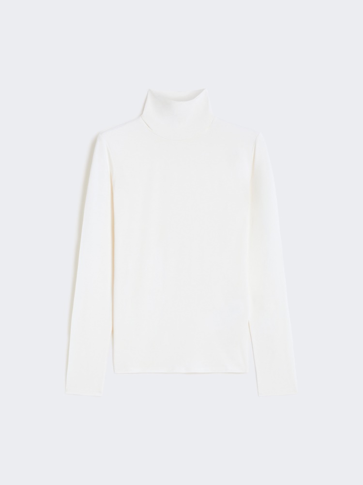 Stretch viscose turtleneck - ECRU - Weekend