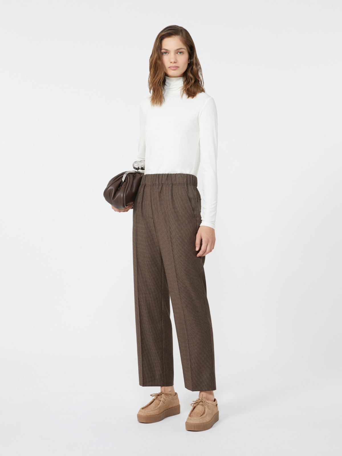 Stretch viscose turtleneck - ECRU - Weekend